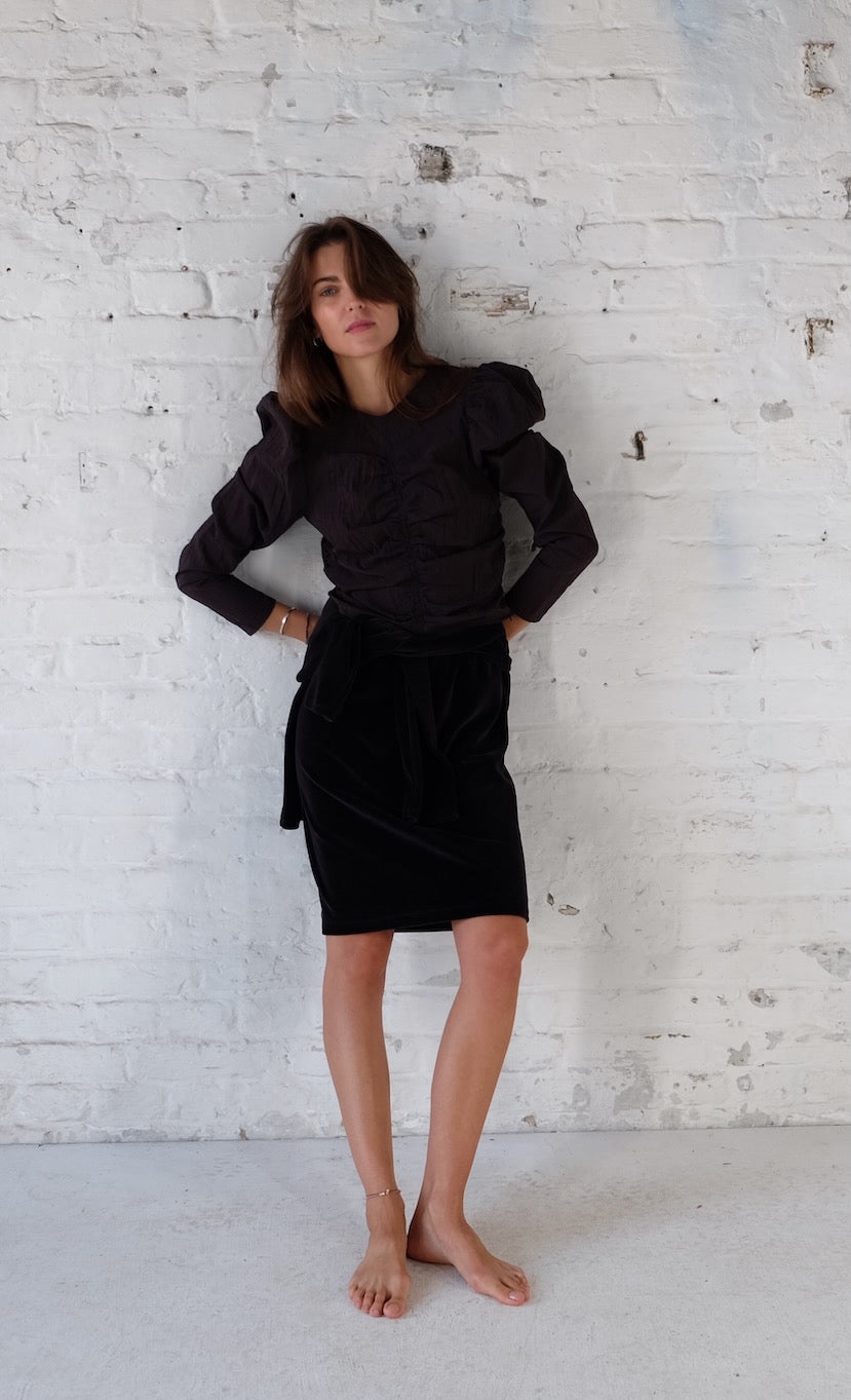 Skirt Velour Cotton-3