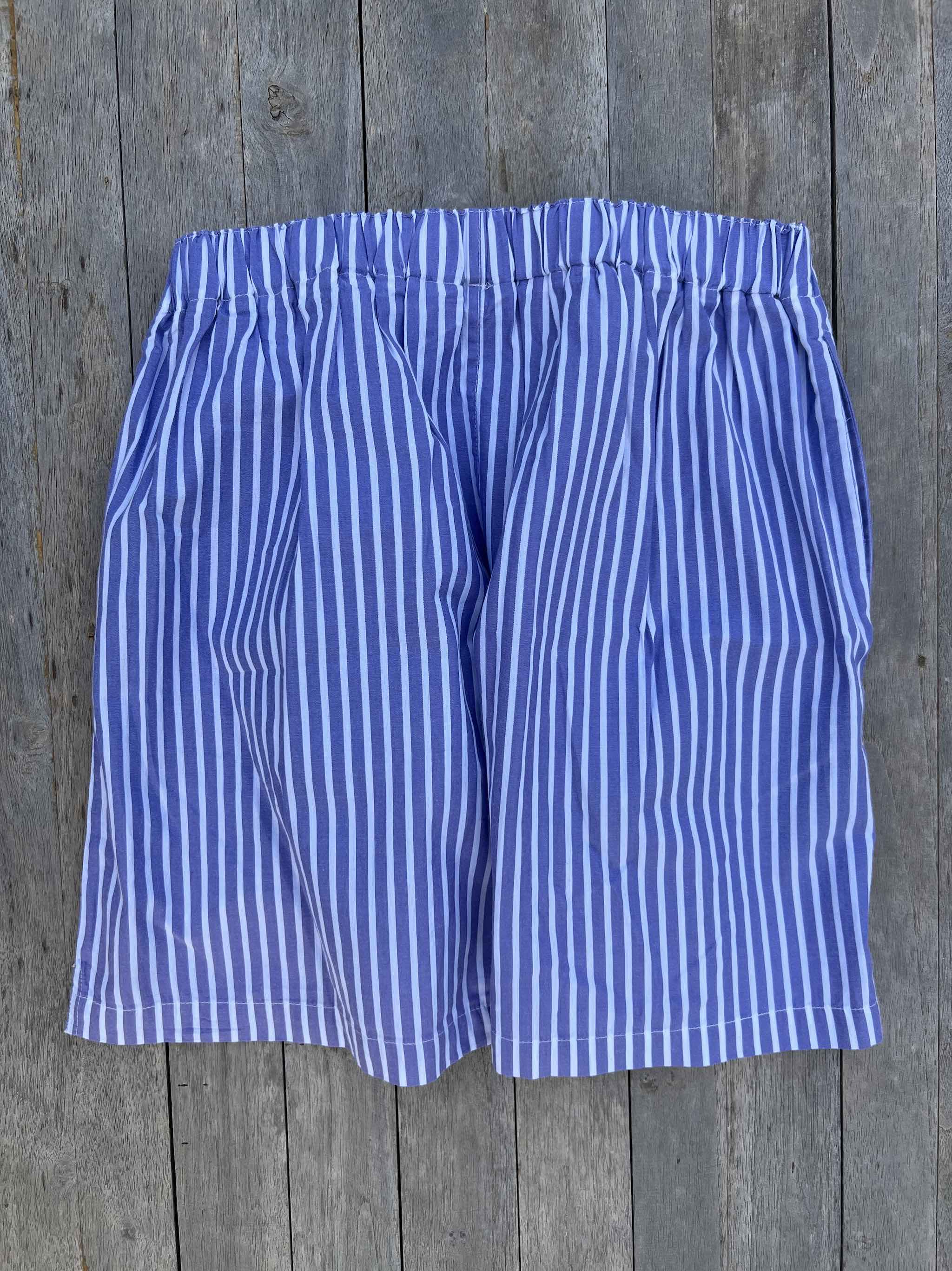 ROBIN SHORTS for Girls - Style `SULUBAN´ Blue/White striped-2