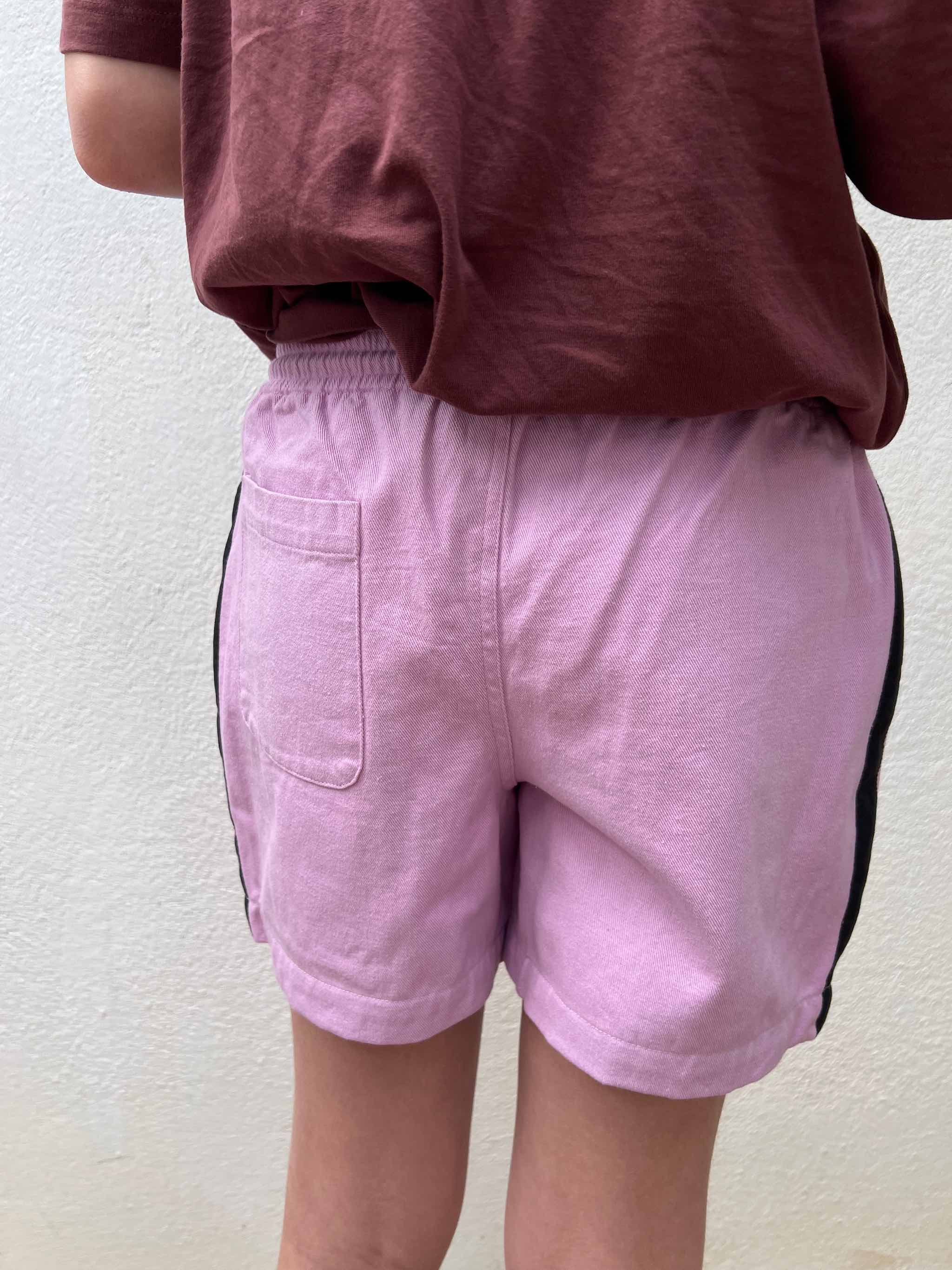 ROBIN-SHORTS for Boys Style `ROBINSON´ Light-Lilac-2