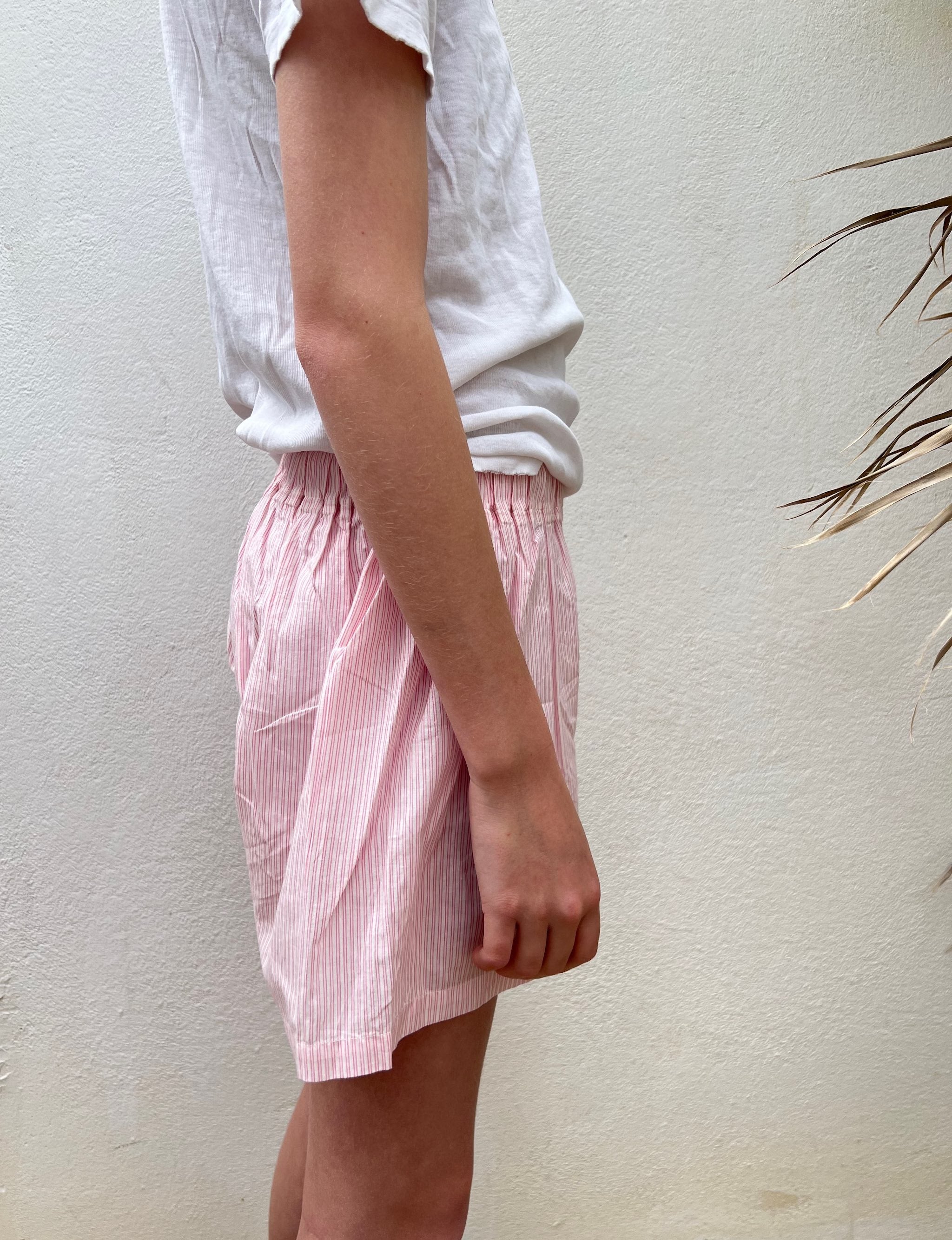 Boys Boxershorts `Franqui´ Pink White Stripes-2