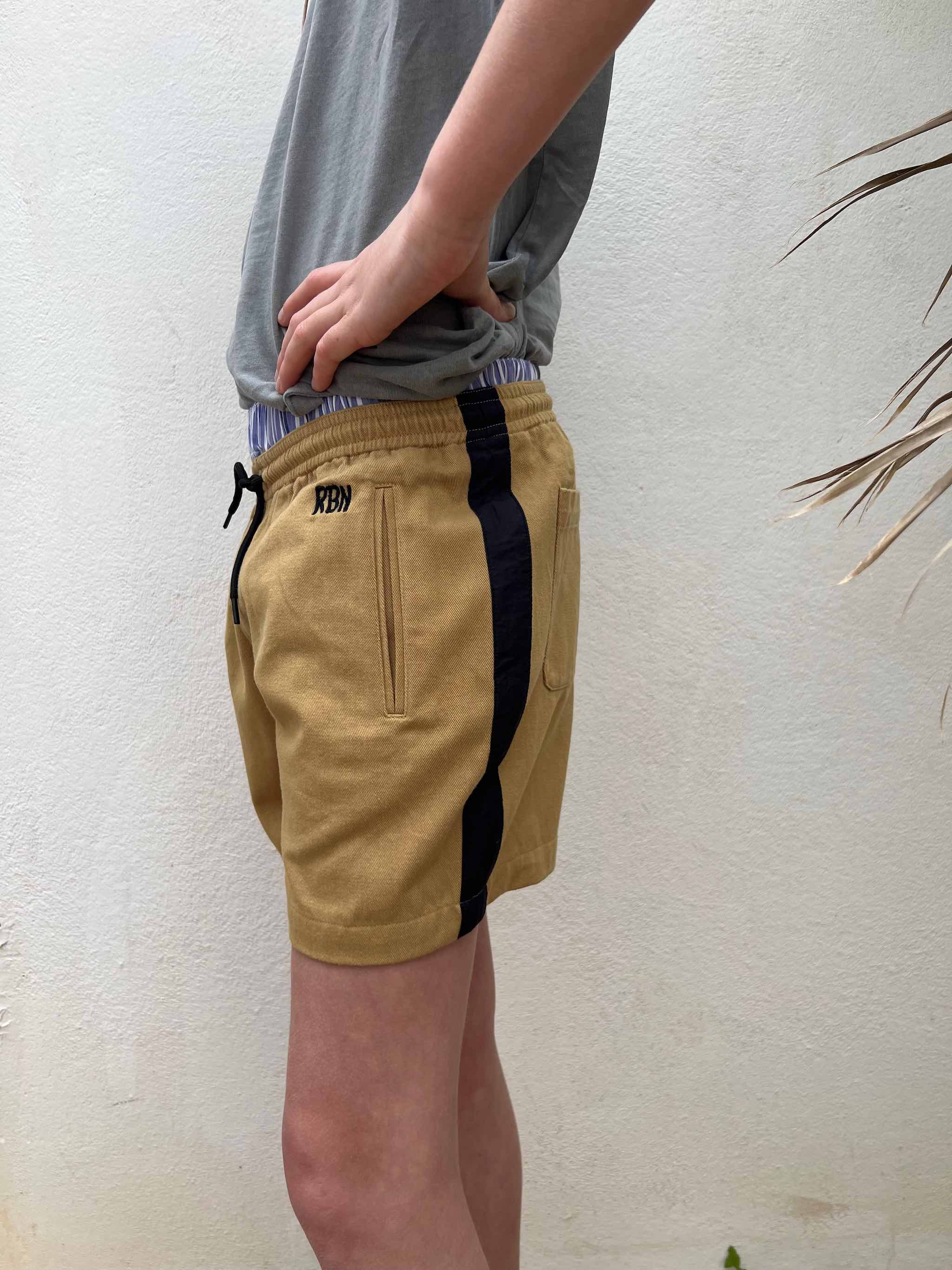 ROBIN-SHORTS for Boys Style `ROBINSON´ Beige-4