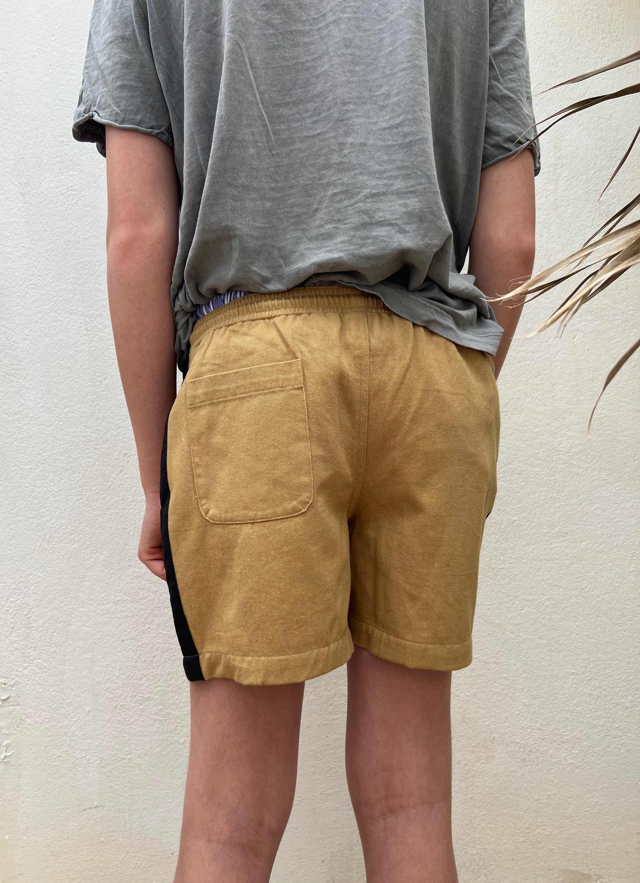 ROBIN-SHORTS for Boys Style `ROBINSON´ Beige-5