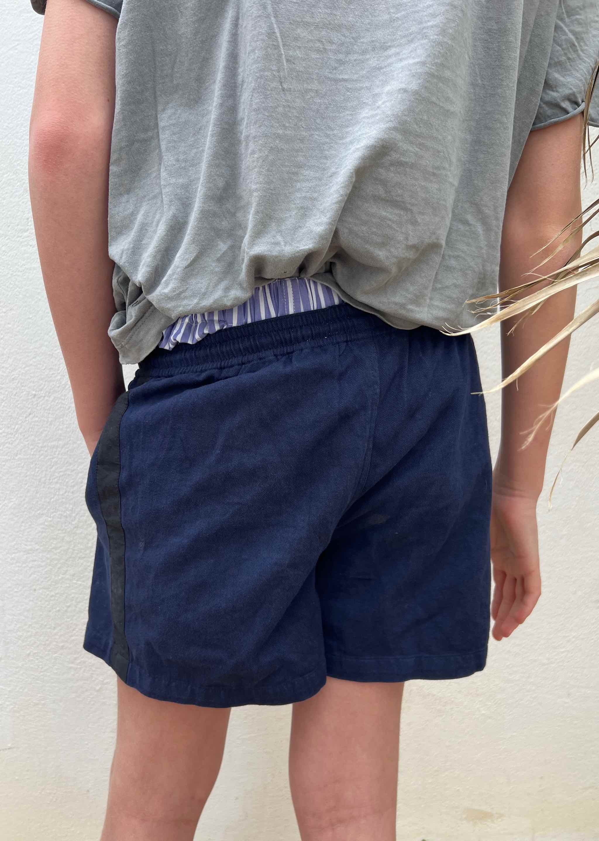ROBIN-SHORTS for Boys Style `ROBINSON´ Navy-Blue-5
