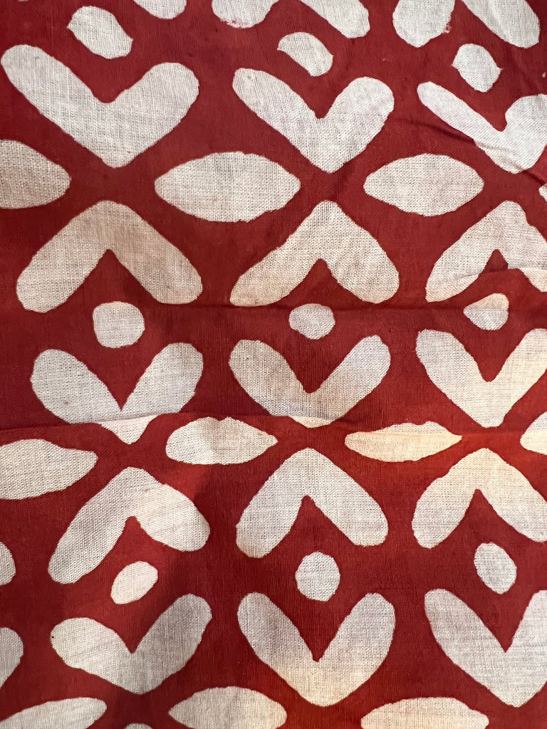 NEW INDIA BOHO SCARF HAND-MADE BLOCKPRINT: A MORE!!