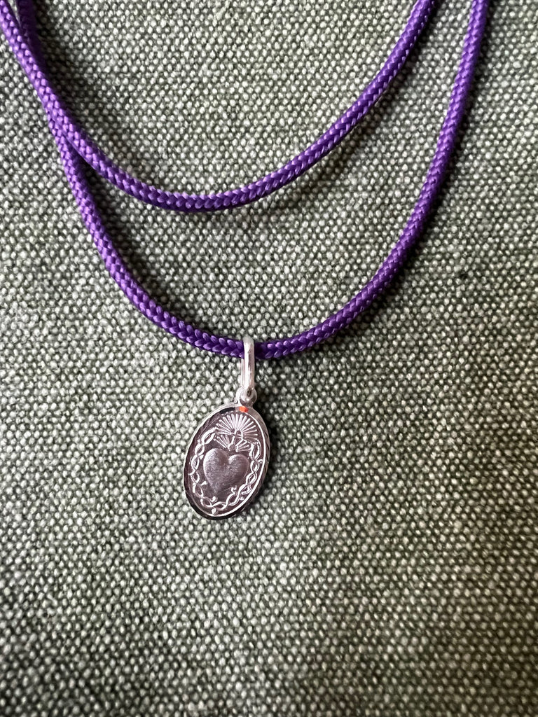 Necklace with Pendant Sacred Heart