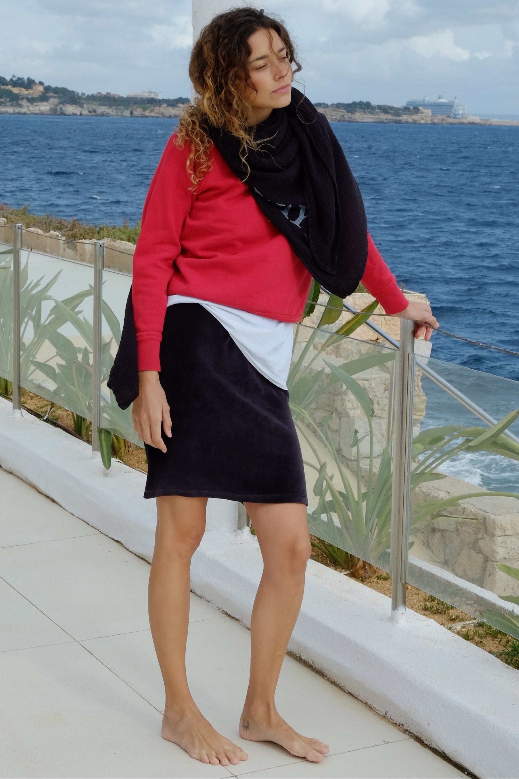 Skirt Velour Cotton-8