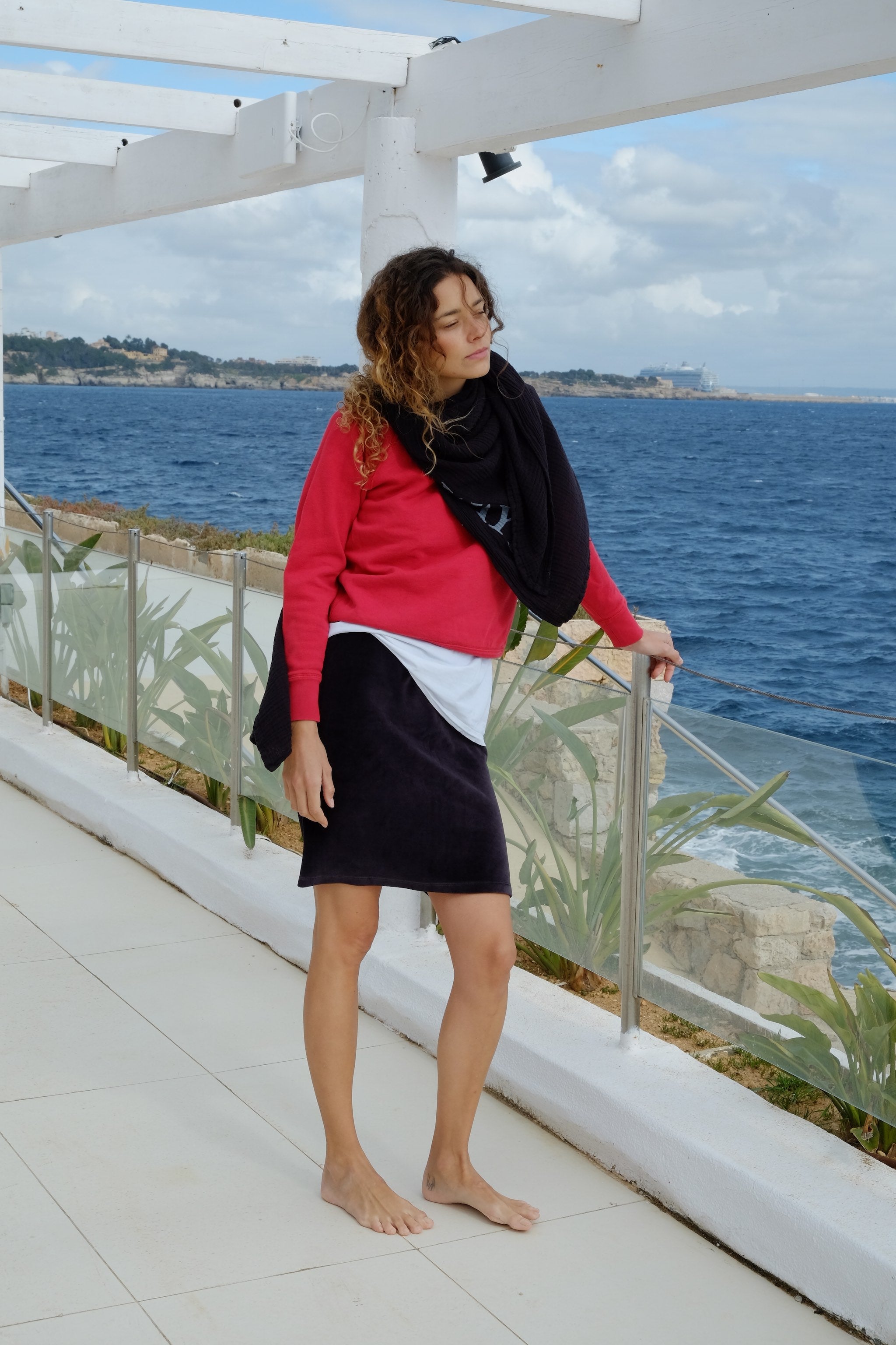 Skirt Velour Cotton-2