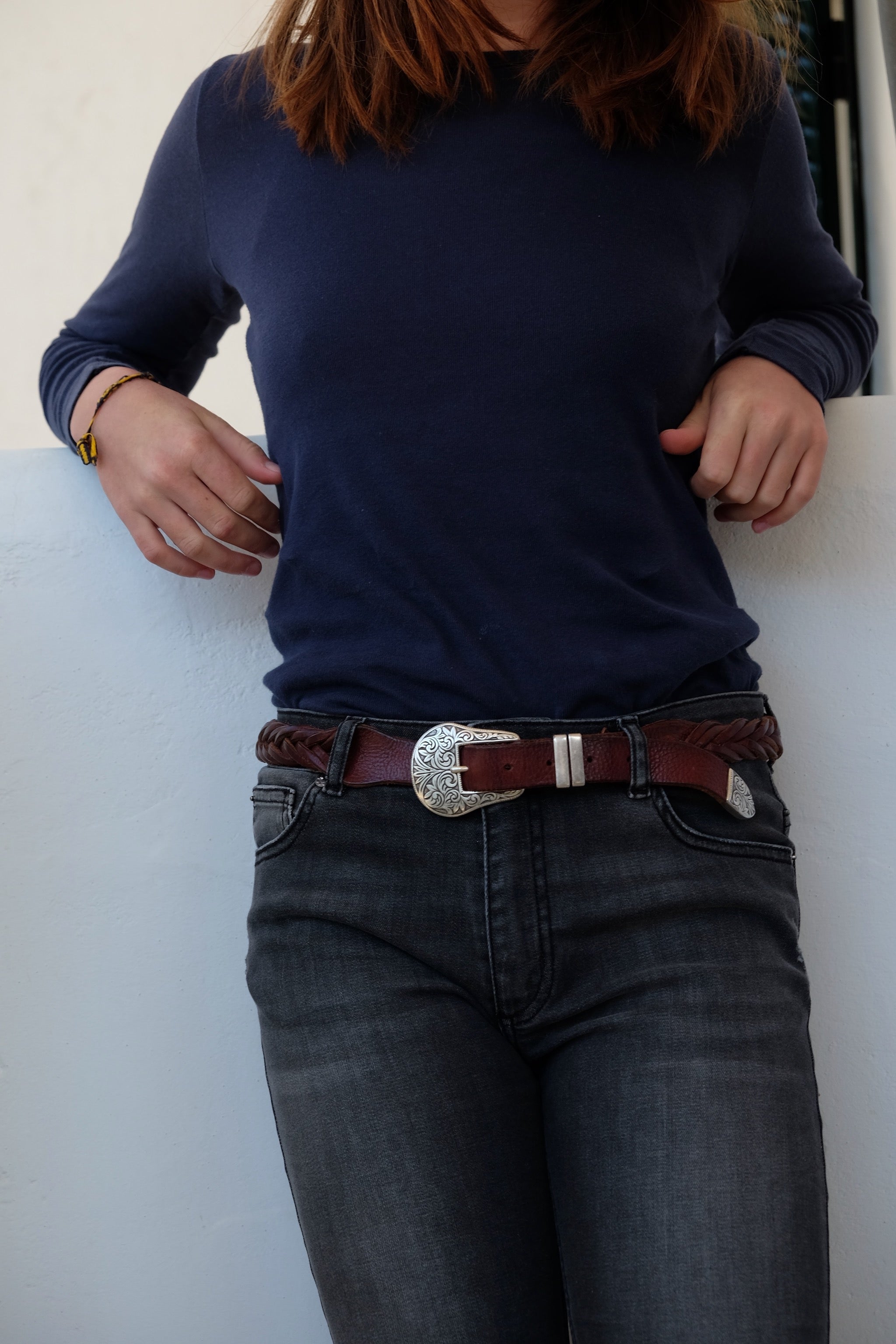 Girls Pants `Eve´ Denim Black-10