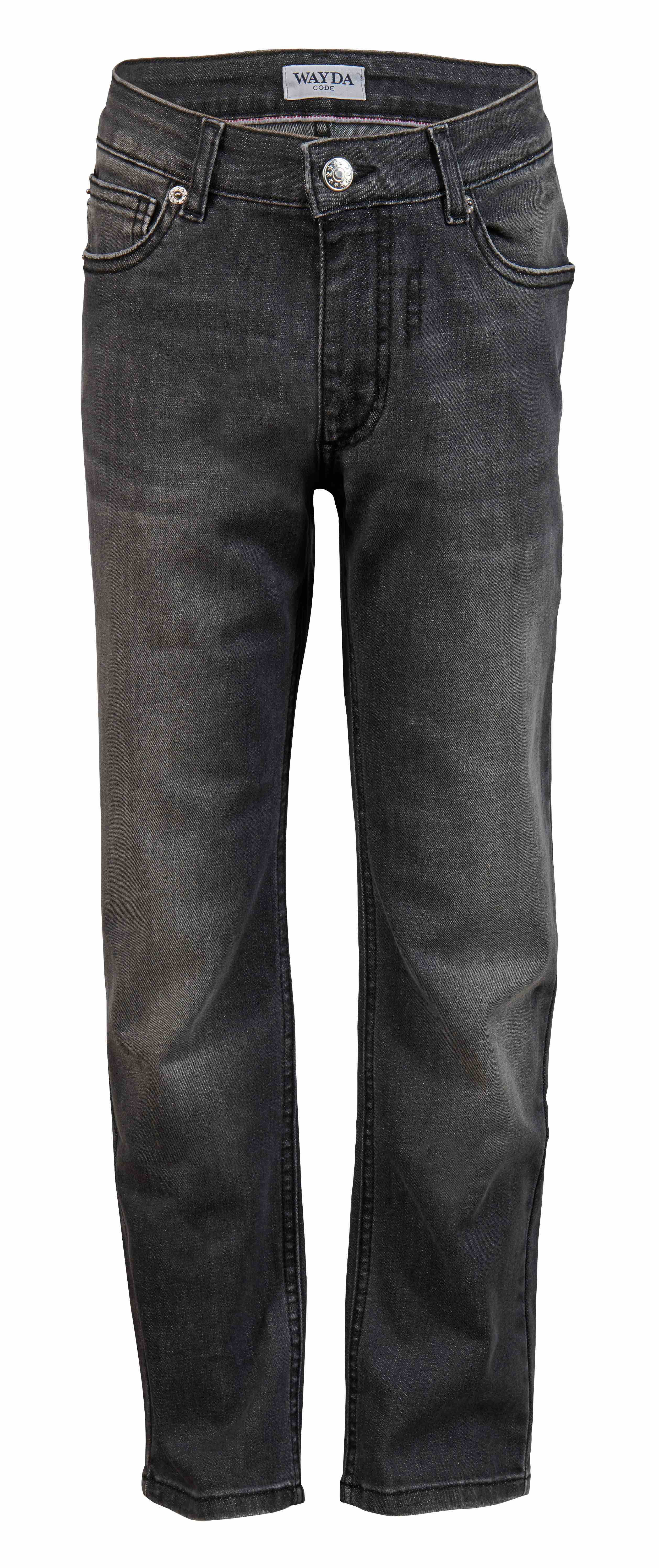 Girls Pants `Eve´ Denim Black-12