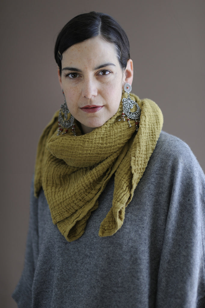 WAYDA Medium Mustard Gold