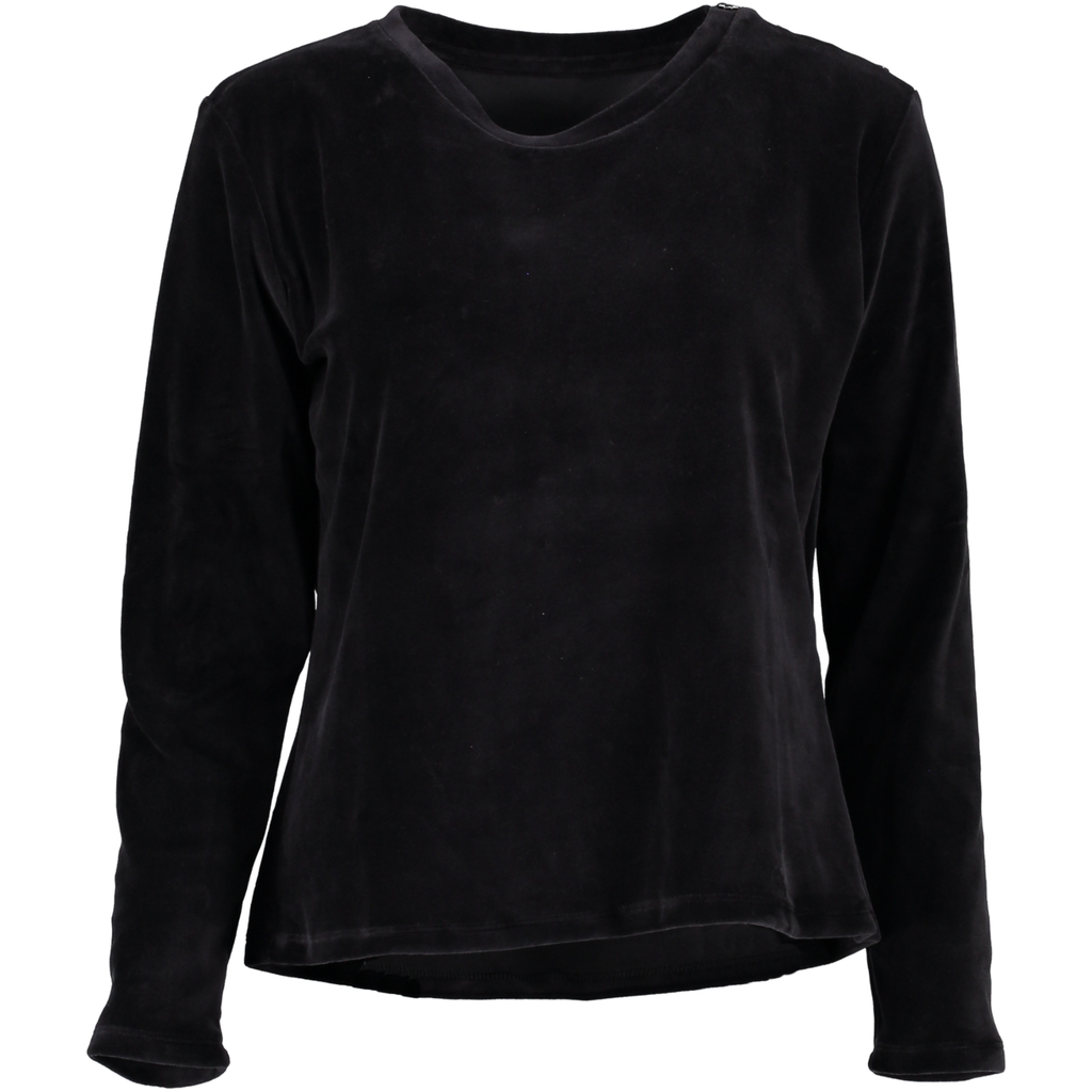 Top Longsleeve Velour Cotton