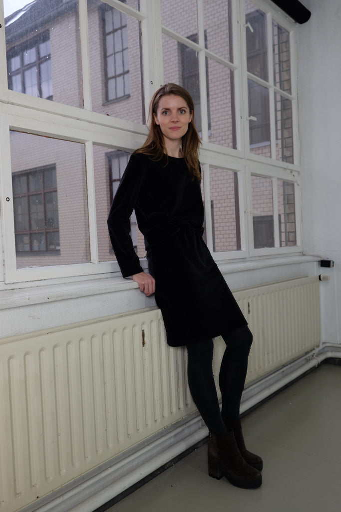 Top Longsleeve Velour Cotton