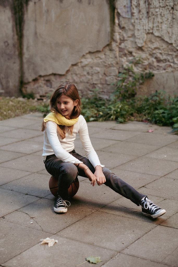 Girls Pants `Eve´ Denim Black