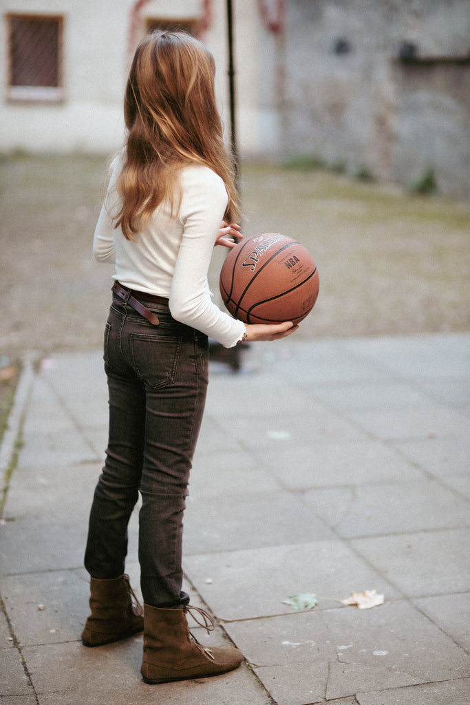 Girls Pants `Eve´ Denim Black