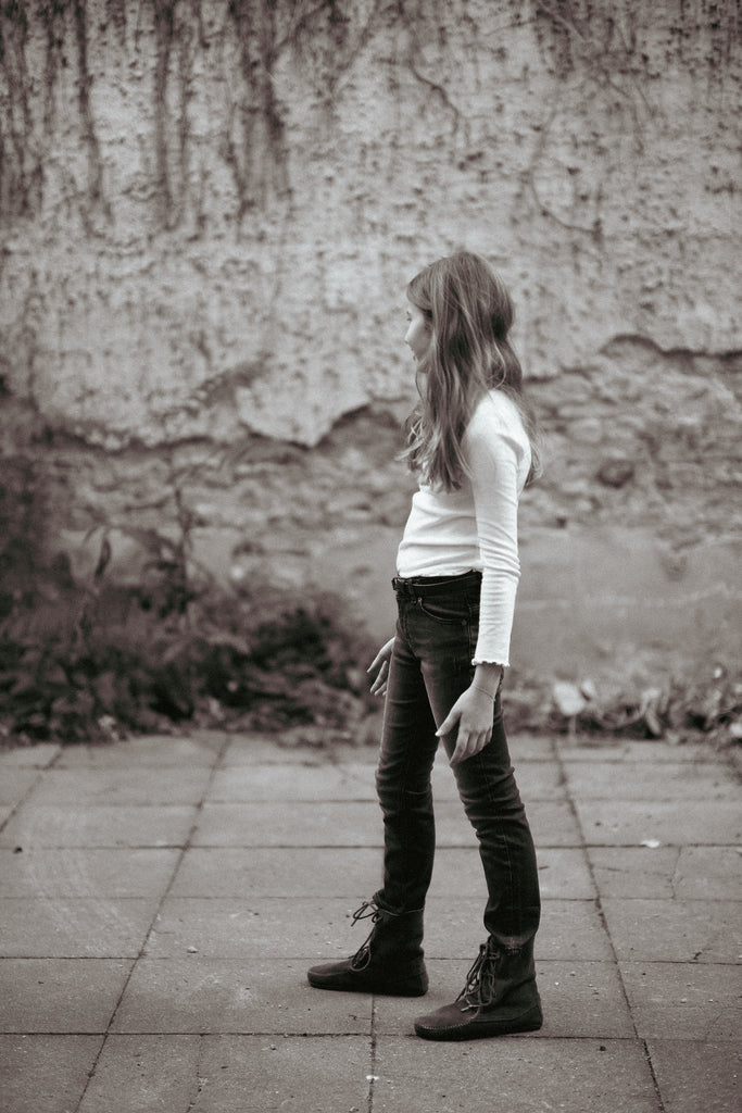 Girls Pants `Eve´ Denim Black