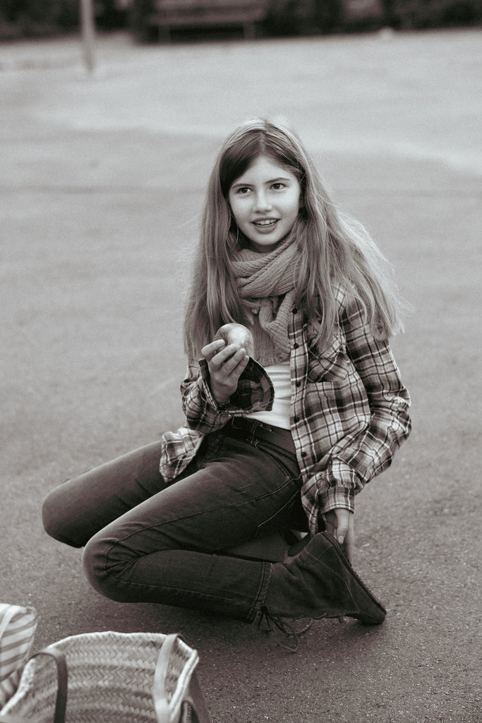 Girls Pants `Eve´ Denim Black