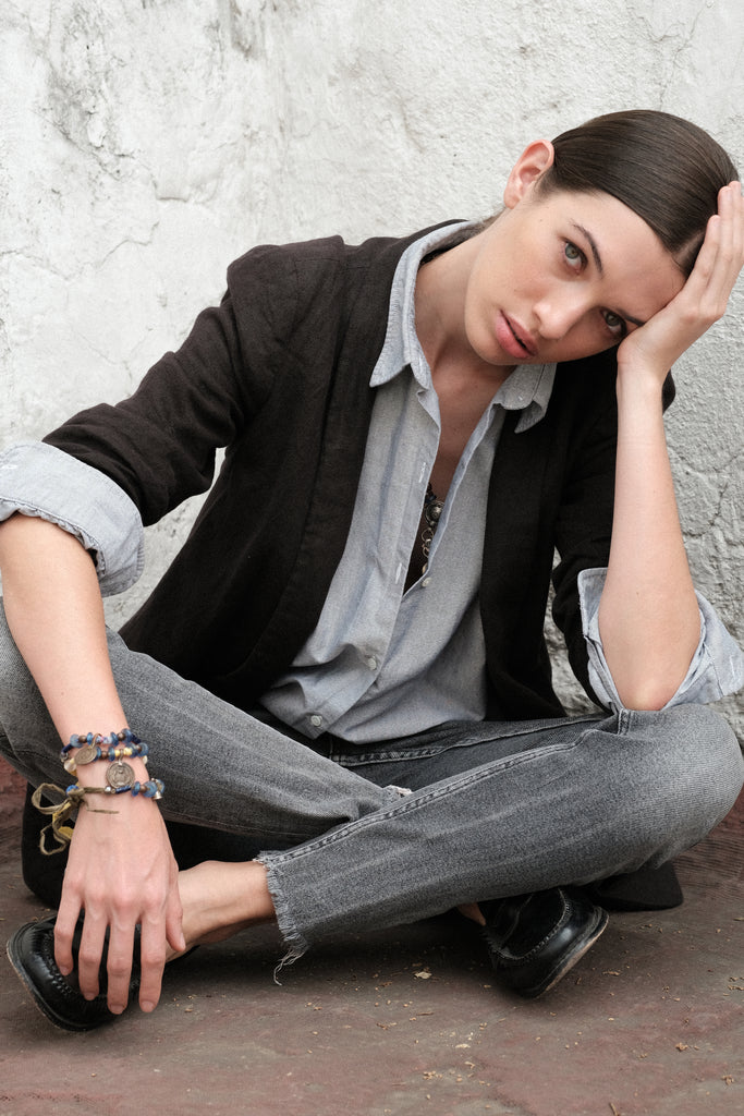 Shirt Boyfriend `ALEX ´Black