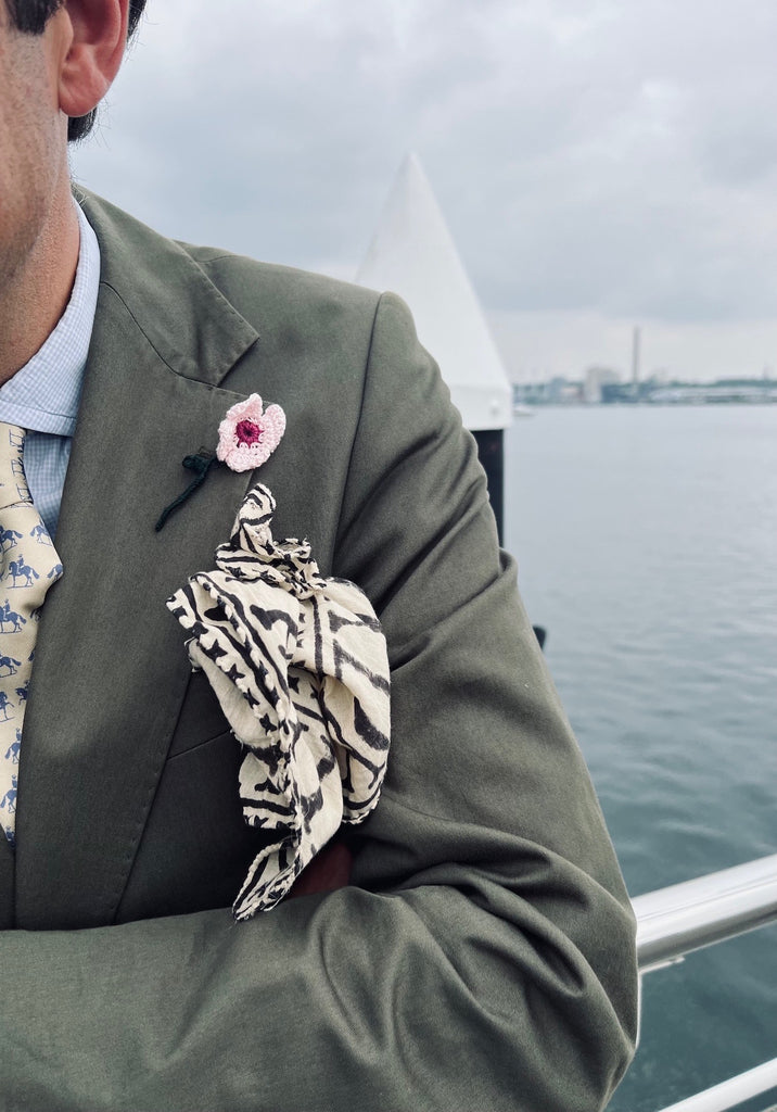 NEW INDIA BOHO ULTRA VIOLET - size Small/BANDANA