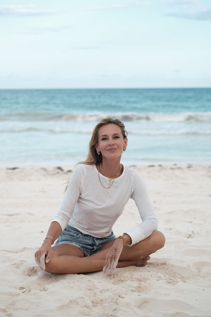 T-Shirt Longsleeve `NINA´ Linen-Cotton