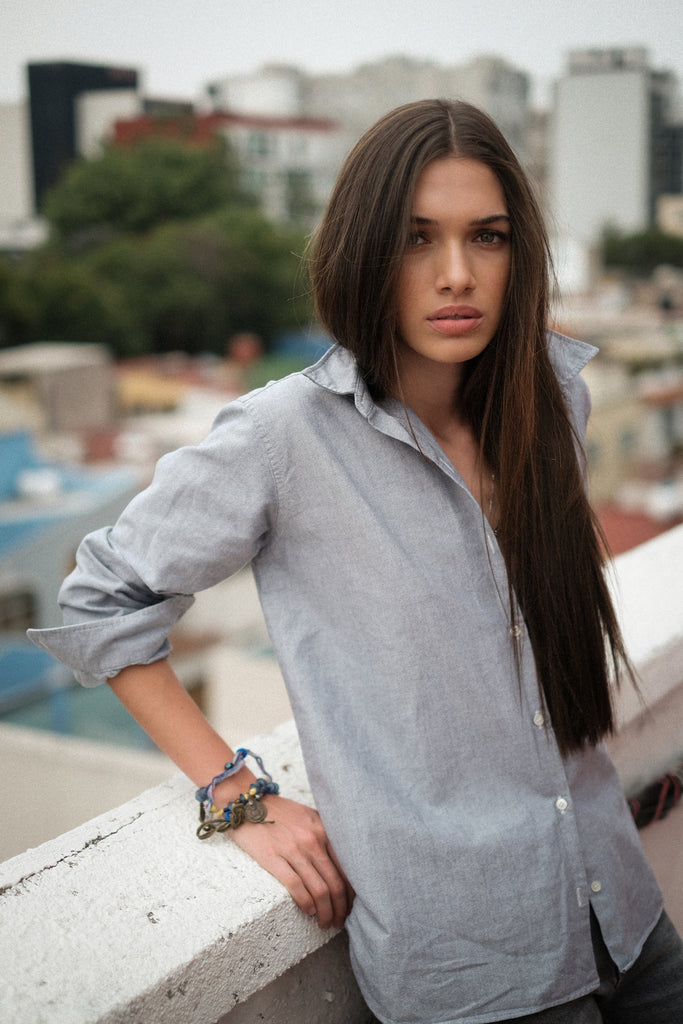 Shirt Boyfriend `ALEX ´Black