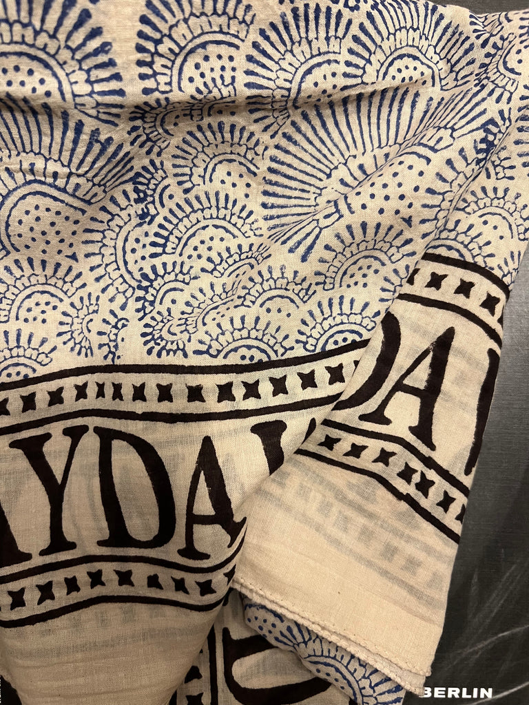 NEW INDIA BOHO Cloth - BLUE COSMO - size MEDIUM