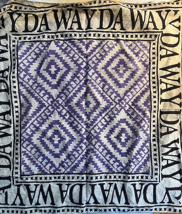 NEW INDIA BOHO ULTRA VIOLET - size Small/BANDANA