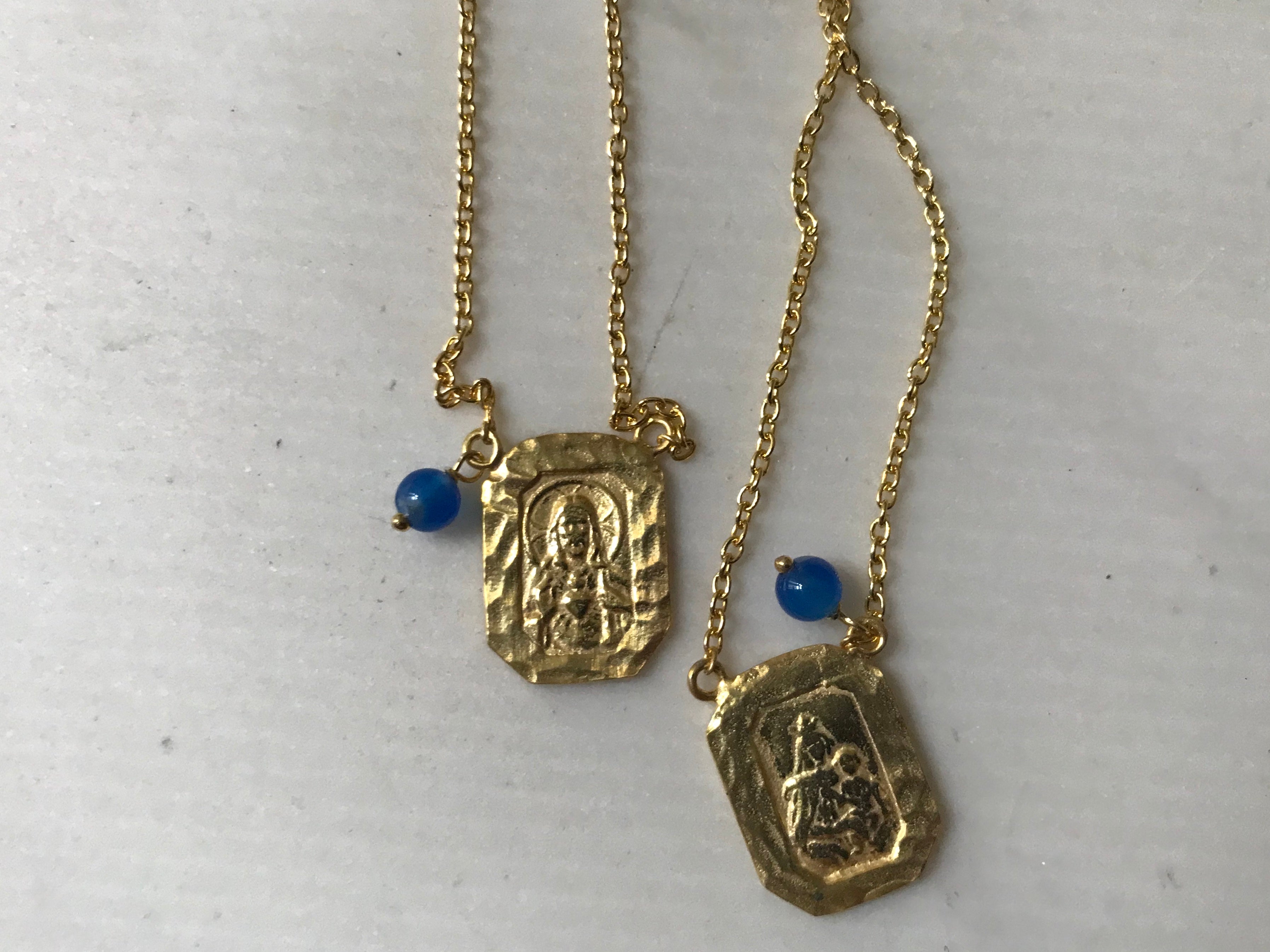 Necklace Escapulario gold-4