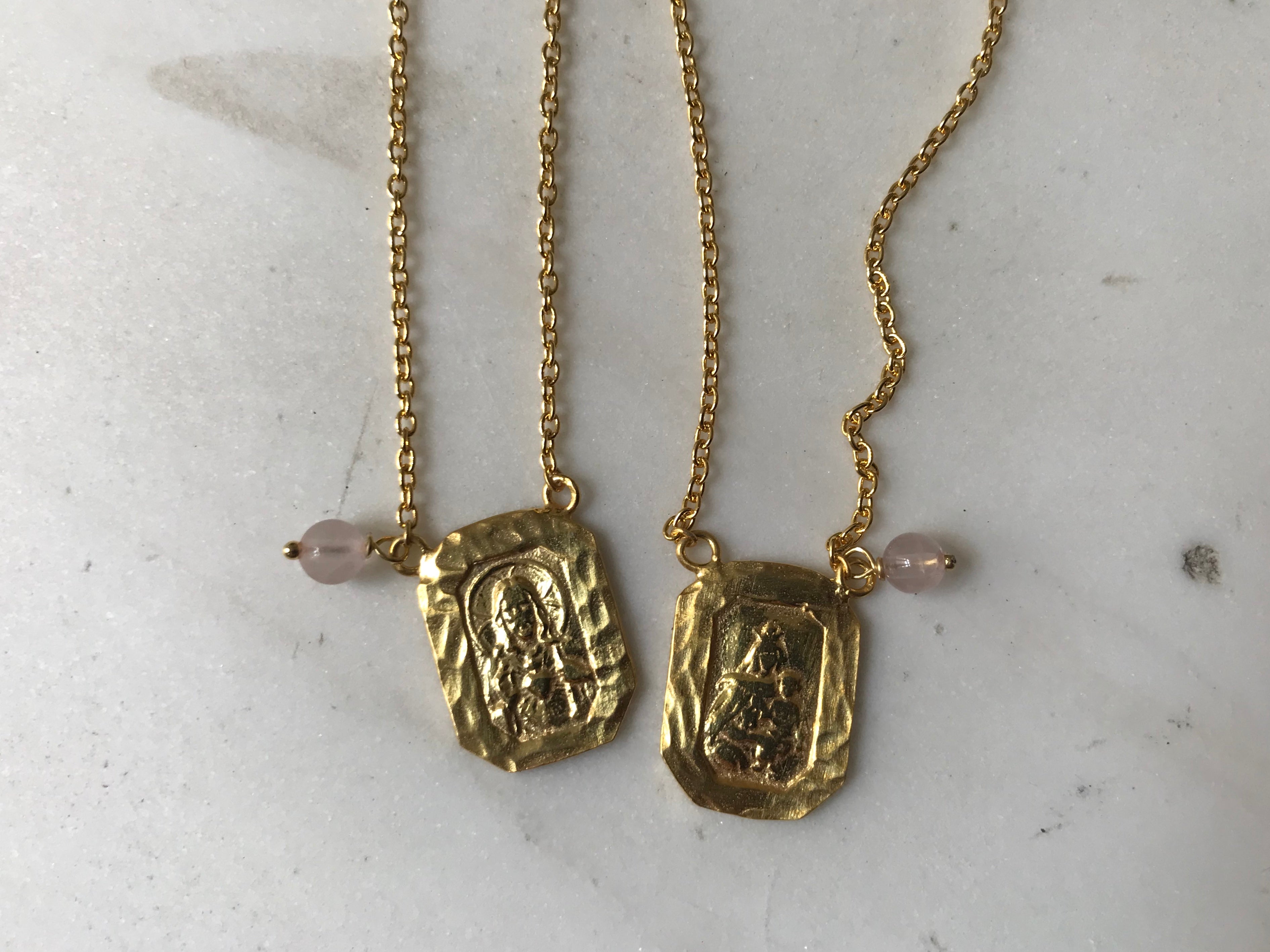 Necklace Escapulario gold-5