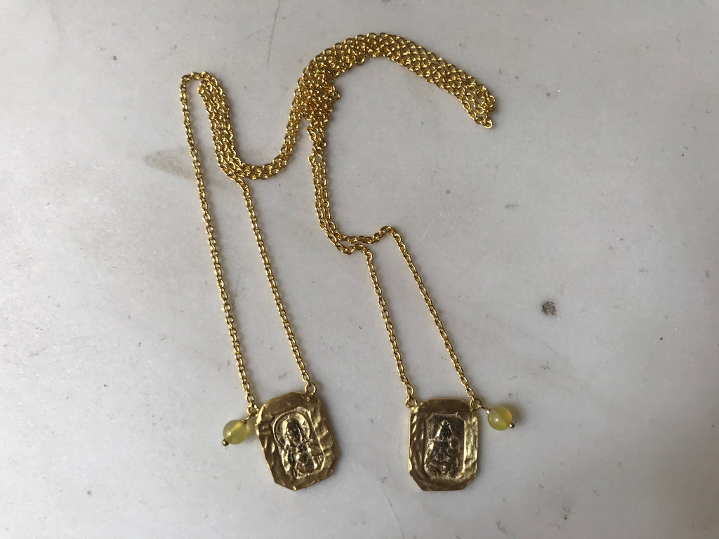 Necklace Escapulario gold