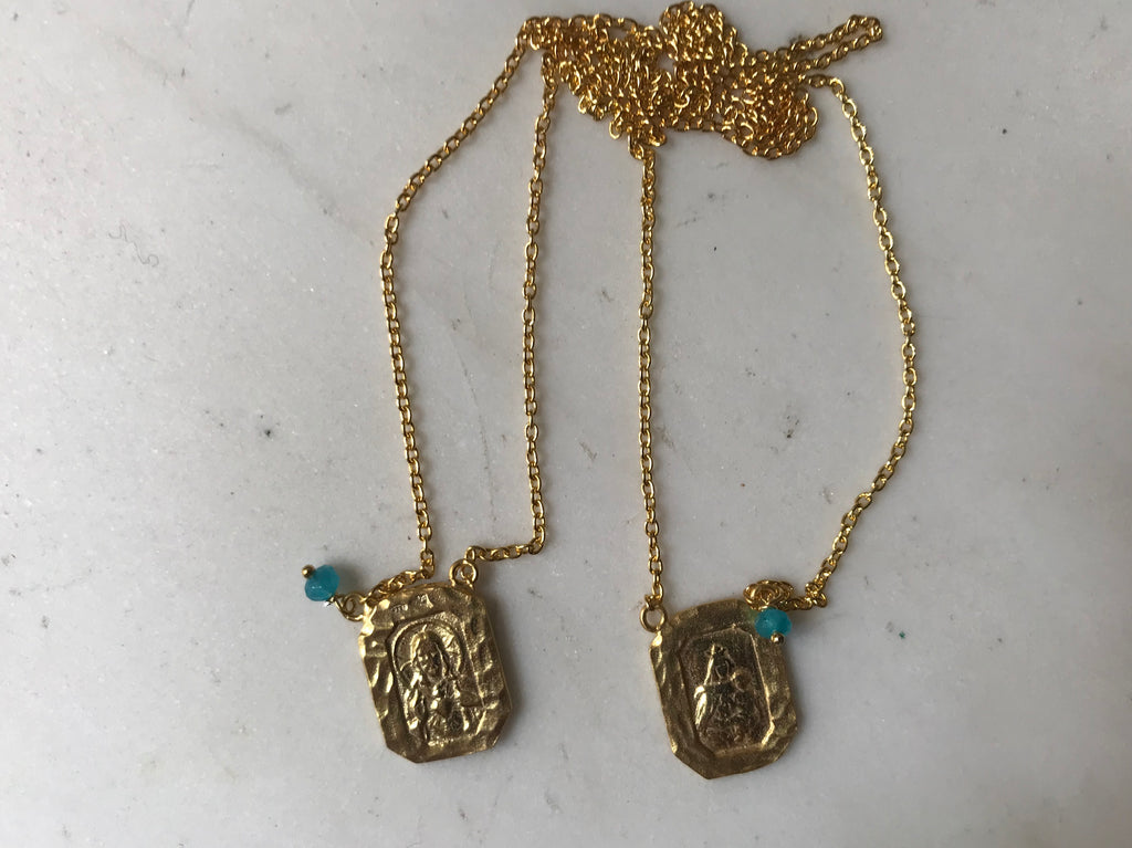 Necklace Escapulario gold