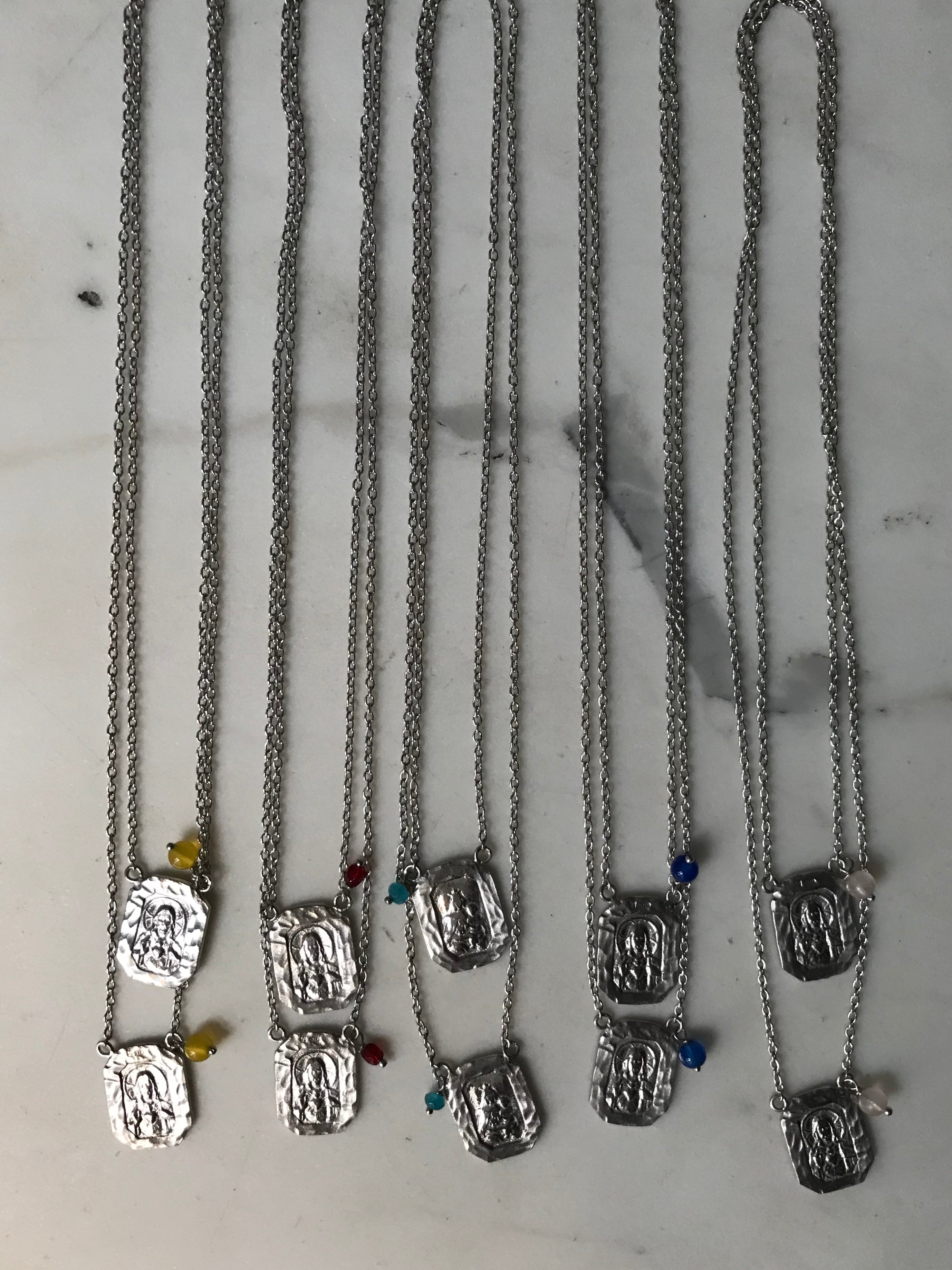 Necklace Escapulario silver-2