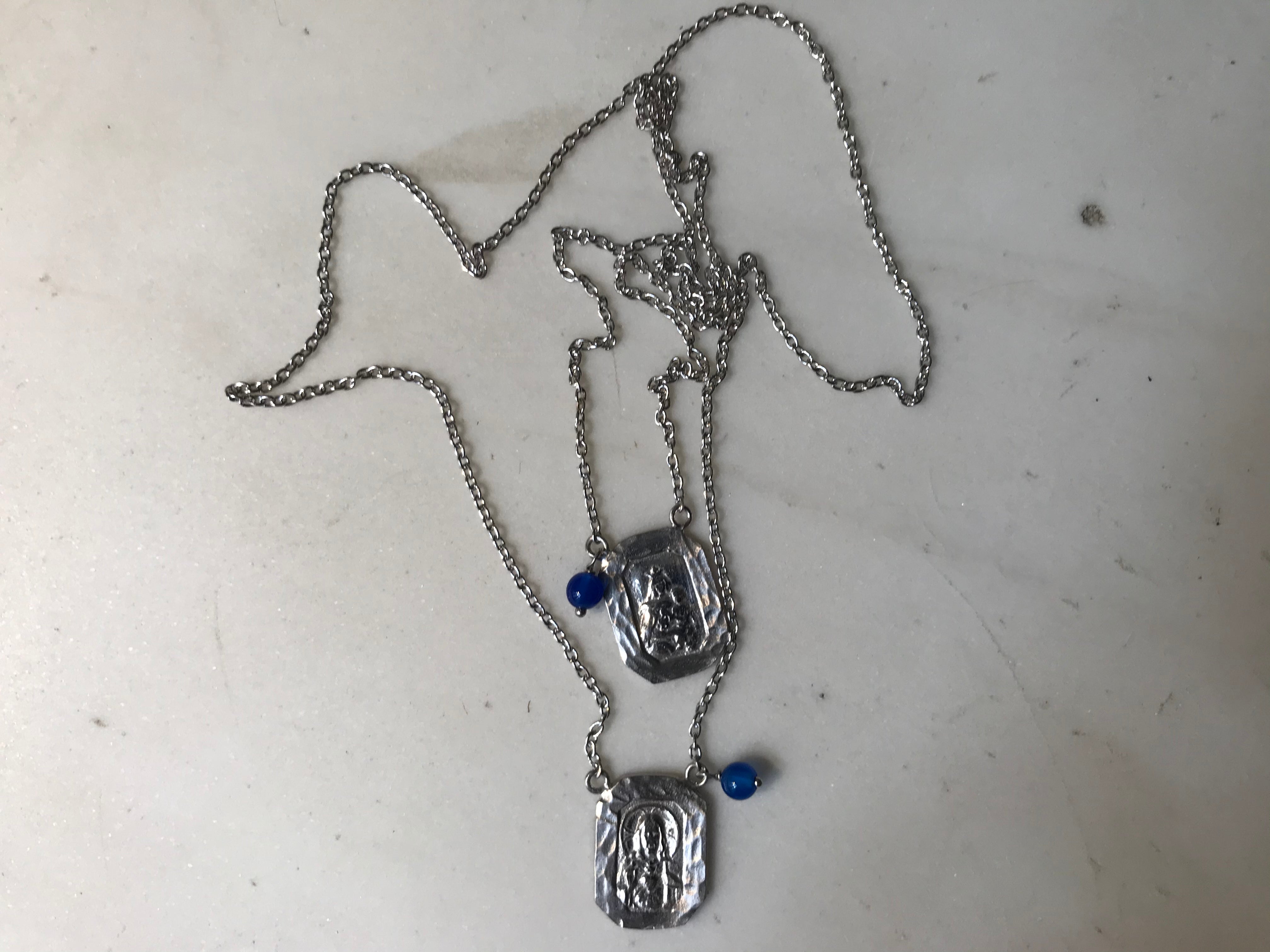 Necklace Escapulario silver-4