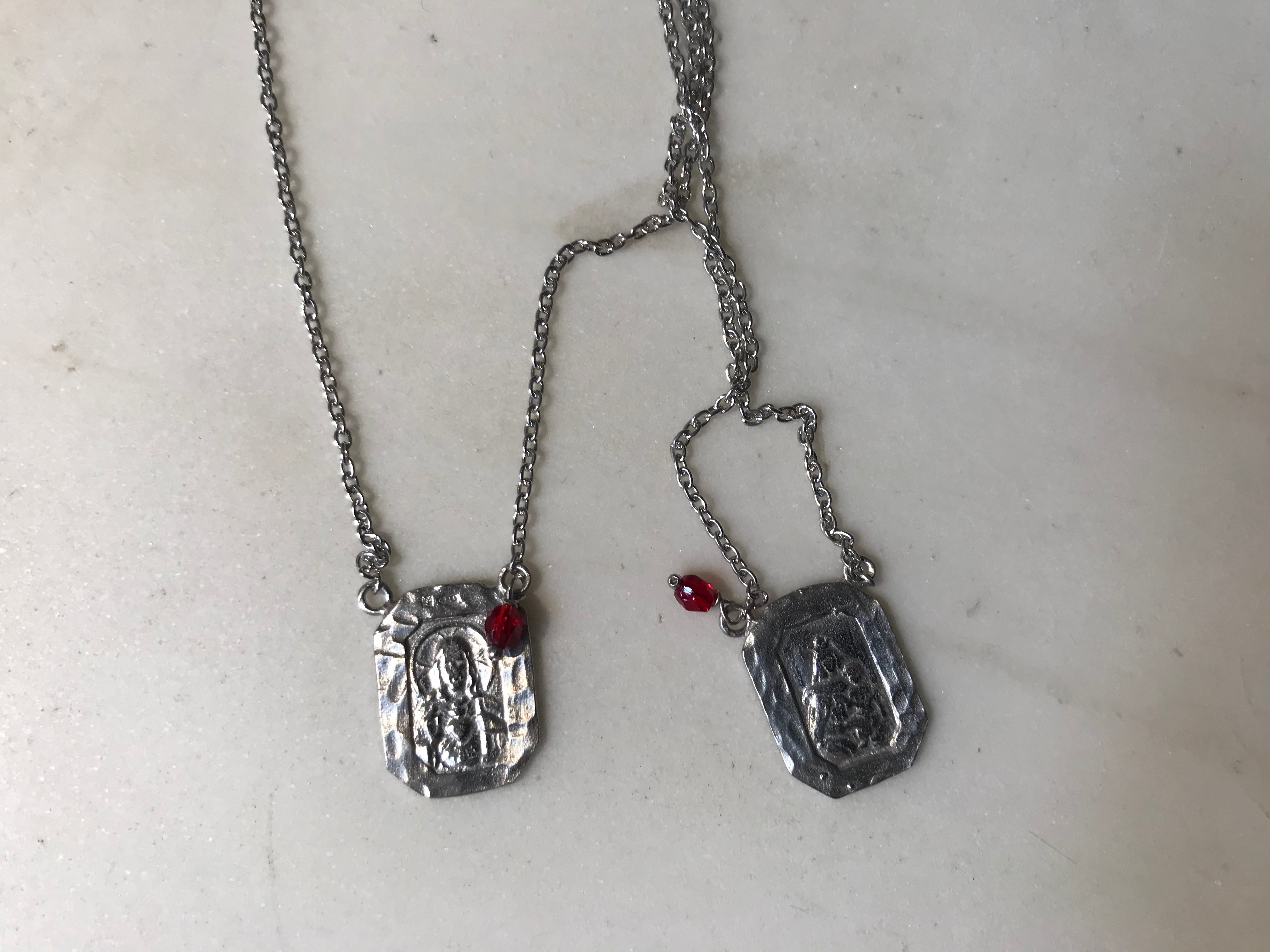 Necklace Escapulario silver-6