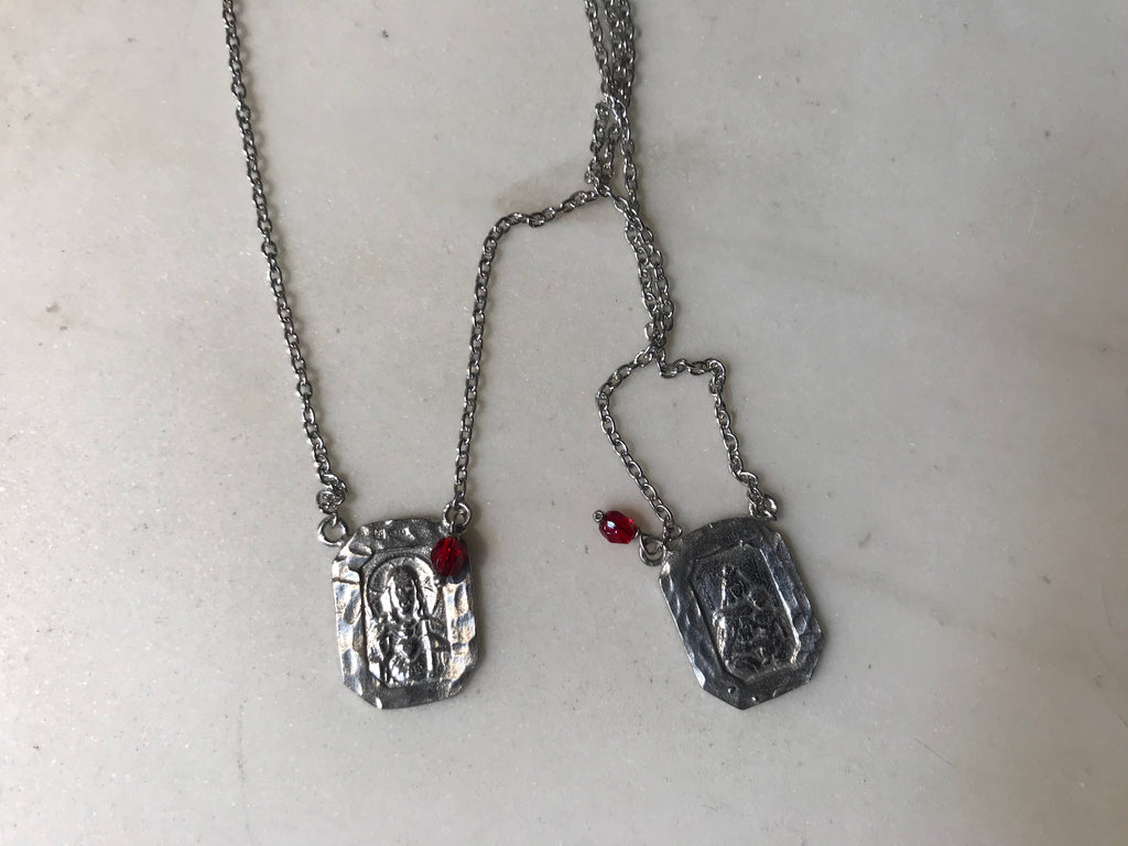 Necklace Escapulario silver