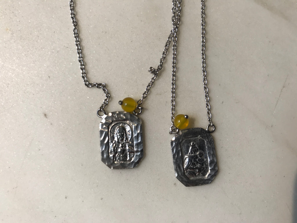 Necklace Escapulario silver