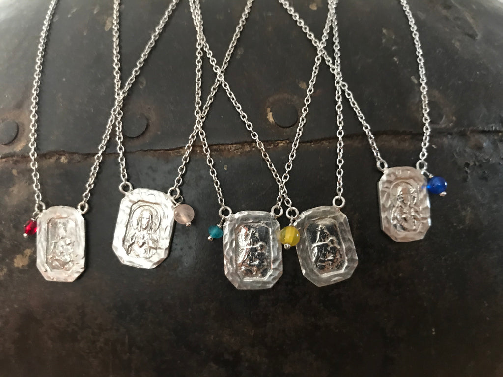 Necklace Escapulario silver