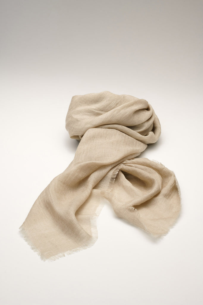 Scarf Albi Linen Eucalyptus