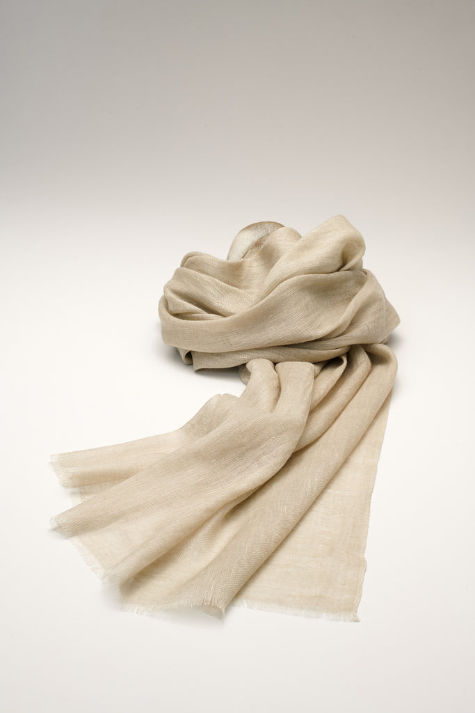 Scarf Albi Linen Eucalyptus