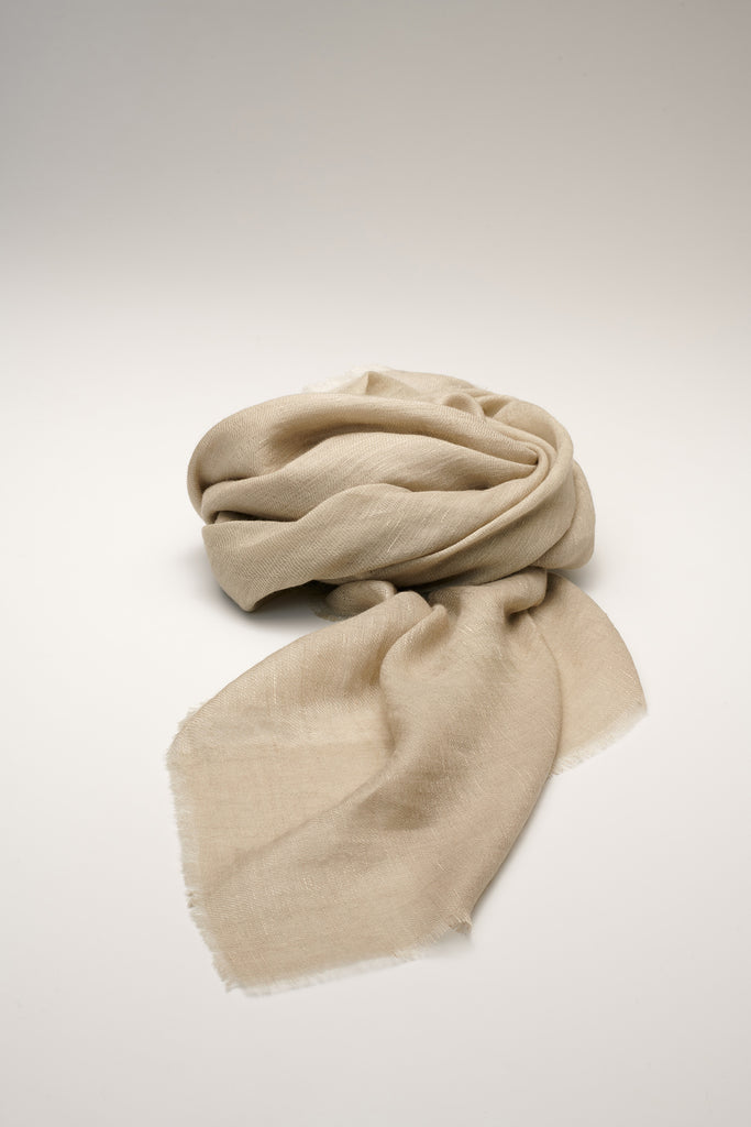 Scarf Albi Linen Eucalyptus