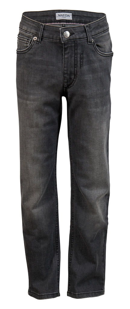 Girls Pants `Eve´ Denim Black